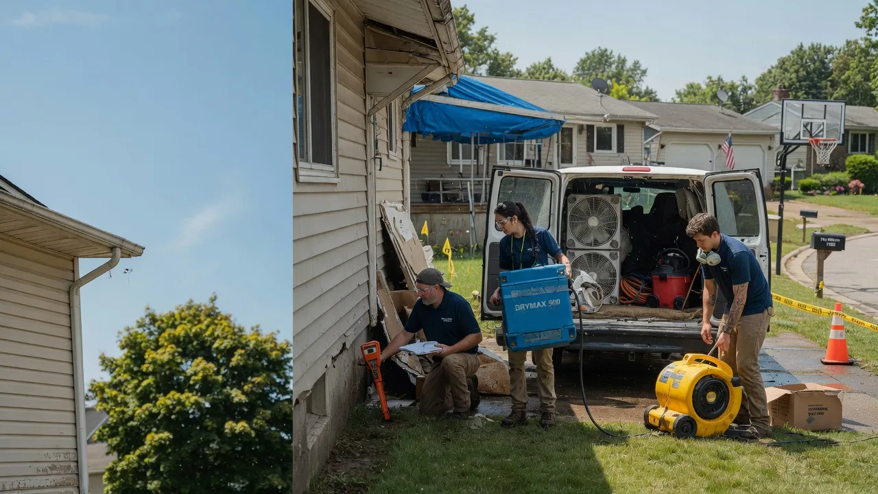 Ceiling Leak Cleanup in North Adams, MA near me